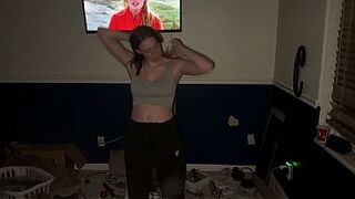 Teenage eighteen yr old gets in nature's garb