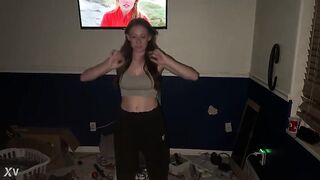 Teenage eighteen yr old gets in nature's garb