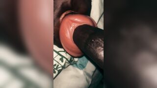 Dad Permeating all holes of his toy