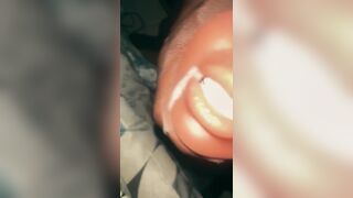 Dad Permeating all holes of his toy