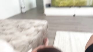 TV Remote in One Hand, Stepmom’s Ponytail in the Other