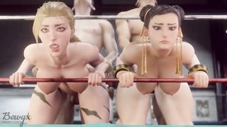 Cammy and Chun-Li Round One
