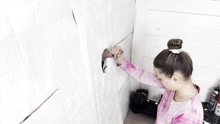 gap in the wall, I take his cock. shir misswicky