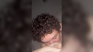 Eating my stepsister snatch until this babe cum in my throat