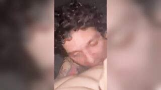 Eating my stepsister snatch until this babe cum in my throat