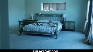 SisLovesMe - Sexy Blonde Stepsis Gets Screwed