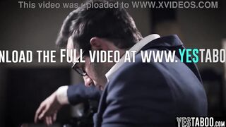 Large titties actress mother I'd like to fuck gets pounded in a three-some at an interview