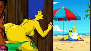 Married Housewife Likes Sucking and Screwing Large Ebony Dicks. Toon Parody. The Simpsons parody. Most excellent Compilation Bitch Wife
