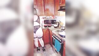 Curvy mother I'd like to fuck Cooking In Underware