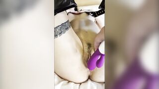 POV Restrained and Teased Vagina with a Love button Sextoy