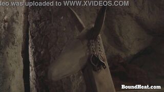 Hot Curvy Lesbo Thrall In Servitude Groaning From Torture With Slaver Mastix
