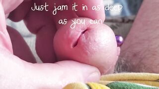 Charming Frenum Dong "tongue in peehole please"