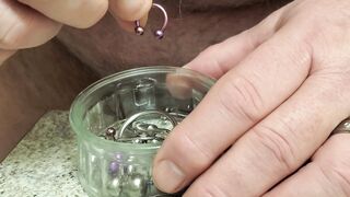 Frenum Jewelry Change Purple Horseshoe