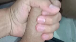 Youthful dude masturbates and touches his entire body until this guy cums