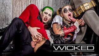 Nasty - Harley Quinn Drilled By Joker & Batman