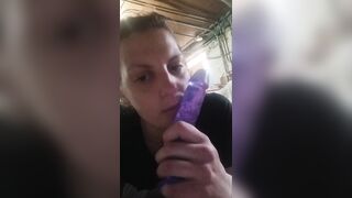 mamma sucks on sex toy (custom)