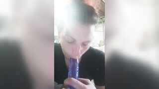 mamma sucks on sex toy (custom)