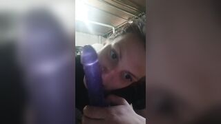 mamma sucks on sex toy (custom)