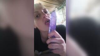 mamma sucks on sex toy (custom)