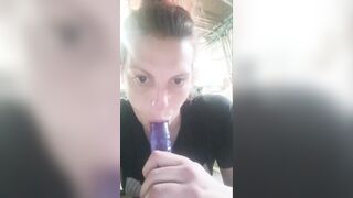 mamma sucks on sex toy (custom)