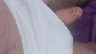 Pissing in the plastic pot