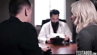 Cunning doctor screws large melons mother I'd like to fuck in front of infertile spouse