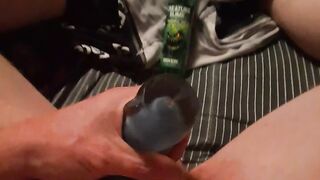 Had to try my fresh lubricant on a sex-toy