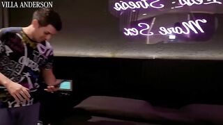 THE THREE-SOME IS SUSPENDED - SPOUSE watching HIS WIFE BE SCREWED