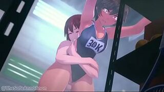 male grabs by the waist, animation by Ana Anon