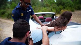 Got cumshots by 2 hawt police officers all over my face