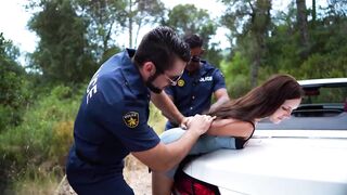 Got cumshots by 2 hawt police officers all over my face