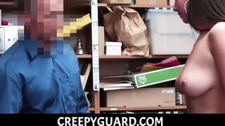 Underware stealing stripper caught and screwed by mall cop