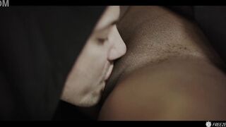 Ebony Afro Black Angel Freeze Banged & Creampied by Creep Burglar - Interracial Time Stop Fetish