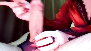 When I really wanna play with your shlong I jerk off it like this!