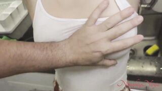 I screwed my Cleaner Lady and this babe didn't protest