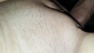 My knob cums inside her snatch. That babe wishes me to cum inside risky out of cock-sock