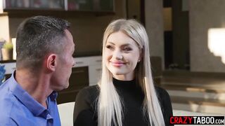 Hot large booty chick drank large ramrod and enjoyed hardcore vagina banging in a trio