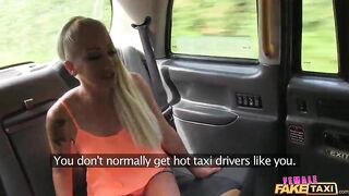 Female Fake Taxi - "I Can't Make no doubt of a Woman made me CUM TWICE!"