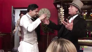 Allies not fast gather around at the restaurant. But instead of enjoying a meal jointly, they get down on every other in a hardcore fashion. The milfs, 2 blonds, and a brunette hair take shlong unfathomable inside.