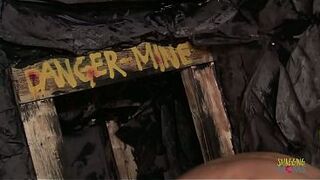With no strength left the miner lays down on the ground drenched in sweat. A golden-haired mother i'd like to fuck fairy pops up and luckily for him her huge tits and thirsty vagina are begging to get filled by his meat.