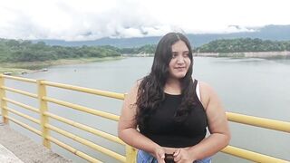 Angel abandoned by her boyfriend has sex with a stranger after that guy helps her without shame