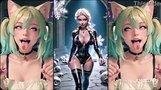 Juicy beauties craves greater amount - Ai generated compilation animation PMV porn clip