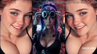 Juicy beauties craves greater amount - Ai generated compilation animation PMV porn clip