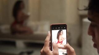 Unknown mother I'd like to fuck with a large butt screws me in public in the pool area