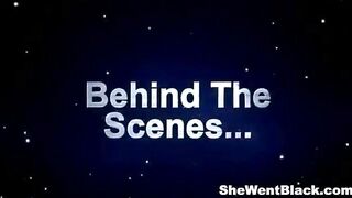 White gal one time lesbo gets served five ebony knobs and twat filled to the max