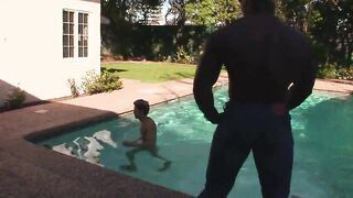 Built thug blacked my white butt