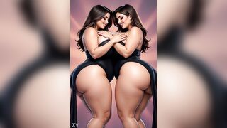 Overweight, soft, and hot invites u to admire - AI-generated