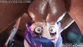 Juno gets banged hard in her throat with Junker Queen's knob