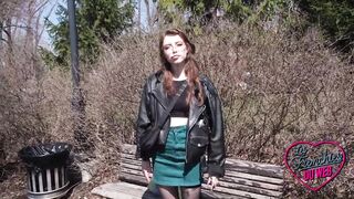 Eden, a youthful wicked angel with tiny bazookas
