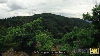 HUNT4K. That babe sucked a rod and kissed her BF after